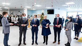 Vilniaus universiteto ligoninėje Santaros klinikose atidarytas naujas korpusas, skirtas vaikams ir paaugliams gydyti
