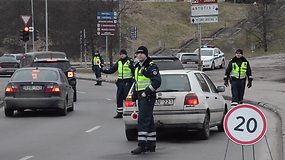 Rytinis  kelių policijos reidas