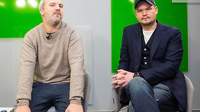 15min studijoje – „Poilsiautojai: pavydo žaidynės“ režisierius Simonas Aškelavičius ir aktorius Giedrius Savickas