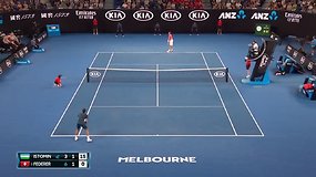 Dienos taškas „Australian Open“: Rogeris Federeris pademonstravo meistrystę