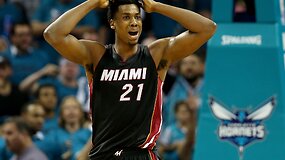NBA gražiausių nakties epizodų de&scaron;imtuke &ndash; būsimo J.Valančiūno varžovo dominavimas