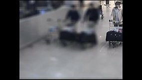 Vaizdo įrašas, kuriame – įtariamas teroristas Briuselio oro uoste
