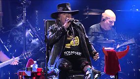 „AC/DC“ Lisabonoje debiutavo su „Guns N' Roses“ vokalistu Axlu Rose'u