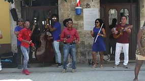 Gatvės muzikantai Kuboje