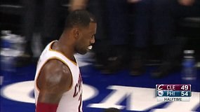 „Cavaliers“ įveikė „76ers“ ekipą, LeBronas pasiekė rekordą