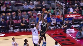 Įspūdingas Bismacko Biyombo „Alley-oop“ dėjimas