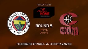 „Top 16“ etape „Fenerbahče“ ir toliau nepralaimi – įveikta „Cedevita“