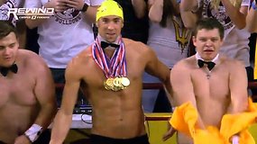 Michaelas Phelpsas NCAA rungtynėse trukdė mesti baudas