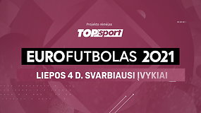 „Eurofutbolas 2021“: liepos 4 d. svarbiausi įvykiai