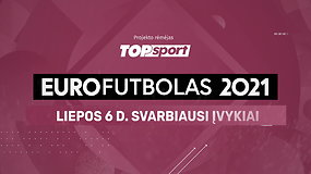 „Eurofutbolas 2021“: liepos 6 d. svarbiausi įvykiai