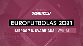 „Eurofutbolas 2021“: liepos 7 d. svarbiausi įvykiai