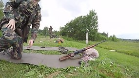 Šaudymas su snaiperio šautuvu Dragunov SVD