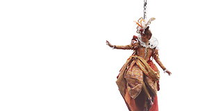 „Angelo skrydžiu“ prasidėjo tradicinis Venecijos karnavalas