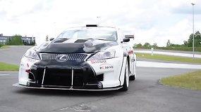 „Lexus TEAM LT“ ginklas trasoje – sportinis „Lexus IS-F“ bolidas