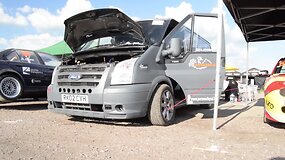 Skuodo auto klubo &bdquo;Medinis ratlankis&ldquo; furgonas