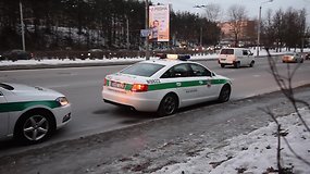 Reido metu policija sustabdė 91 km/val greičiu skriejusį jaunuolį