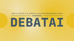 Seimo rinkimų debatai: Panerių-Grigiškių rinkimų apygarda (II)