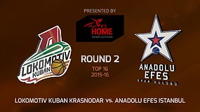 Eurolyga: „Lokomotiv“ – „Anadolu Efes“