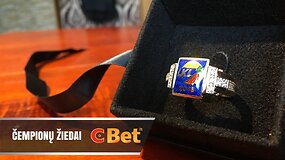 Pristatyti LKL čempionams skirti žiedai