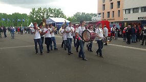Atmosfera aplink Lilio stadioną