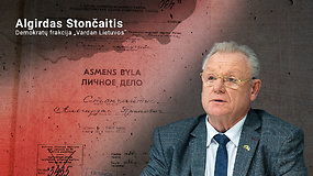 A.Stončaitis: aš nepatvirtinau, kad buvau komunistų partijoje