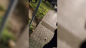 Vaizdo stebėjimo kameromis užfiksuota, kaip paaugliai Kaune niokoja daugiabučio turtą