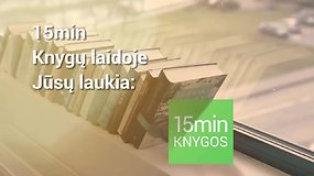 15min laida apie knygas