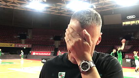 &Scaron;.Jasikevičius treniruotėje Miunchene prane&scaron;ė blogą naujieną