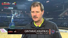 Gintaro Krapiko komentaras po rungtynių su „Nevėžiu“