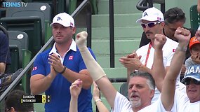 &bdquo;Miami Open&ldquo; finalas: Novakas Džokovičius &ndash; Kei Nishikoris