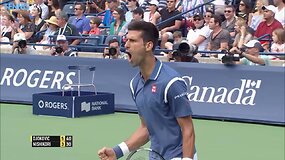 &bdquo;Rogers Cup&ldquo; finalas: Novakas Džokovičius &ndash; Kei Nishikoris