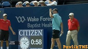 Įspūdingas Johno Millmano &scaron;ūvis prie&scaron; Richardą Gasquet