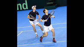 Daviso taurės pusfinalio Didžioji Britanija-Argentina dvejetų mačas