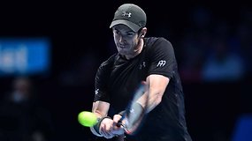 Įspūdingas Andy Murray taškas prieš Novaką Džokovičių