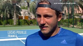Lucaso Pouille treniruotės Dubajuje