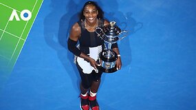 Serenos Williams čempionės kalba po &bdquo;Australian Open&ldquo; finalo