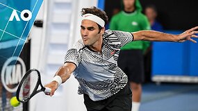 Nuostabus Rogerio Federerio ta&scaron;kas prie&scaron; Rafaelį Nadalį