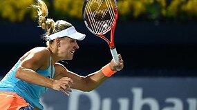 K.Pli&scaron;kova Dohoje patyrė netikėtą pralaimėjimą, A.Kerber problemų neturėjo
