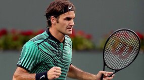 R.Nadalis, N.Džokovičius ir R.Federeris žengė į &bdquo;BNP Paribas Open&ldquo; ketvirtfinalį