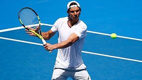 Australian Open 2016: Pirmoji Rafaelio Nadalio treniruotė