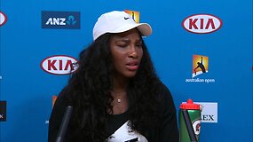 Australian Open 2016: Serenos Williams interviu po pirmojo etapo