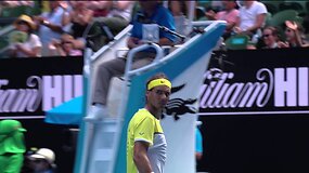 Australian Open 2016: Gražus Rafaelio Nadalio smūgis pirmame etape