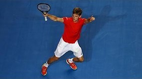 Australian Open 2016: Įspūdingas Davido Goffino taškas Melburne