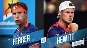 Australian Open 2016 analizė: Davidas Ferreras prie&scaron; Lleytoną Hewittą