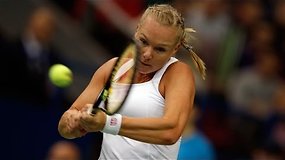 Fed Cup 2016: Ekaterina Makarova prieš Kiki Bertens