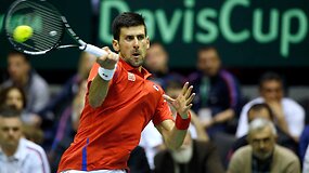 Daviso taurė 2016: Novakas Džokovičius prie&scaron; Aleksandrą Nedovyesovą