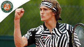 Roland Garros 2016: Alexanderis Zverevas - Stephane'as Robertas