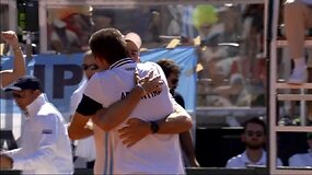 Daviso taurė 2016: Pergalingas Federico Delboniso ta&scaron;kas prie&scaron; Italiją