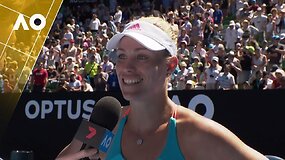 Angelique Kerber mintys po pergalės antrame etape