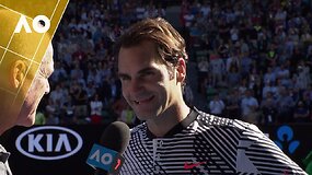 Rogerio Federerio mintys po pergalės prie&scaron; Noah Rubiną